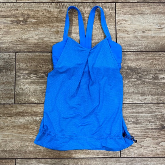 Lululemon Rest Less Tank Top Size 4 Cornflower - Picture 6 of 13